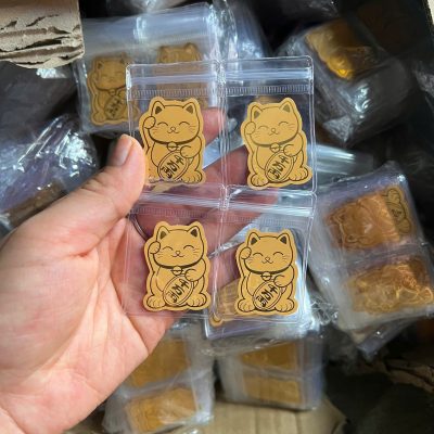 hình dán Mèo thần tài