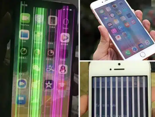 màn hình điện thoại bị ẩm